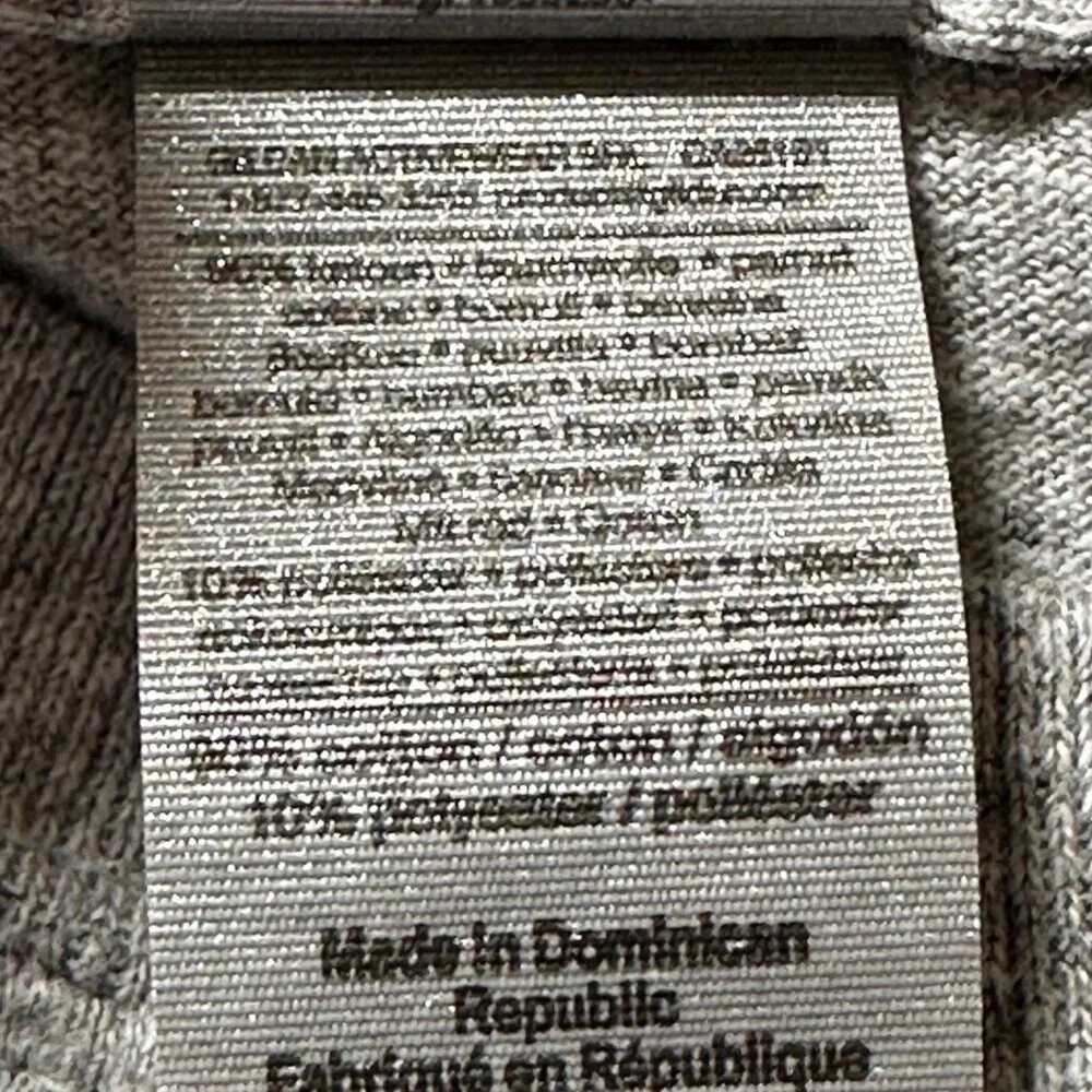 Gildan Heavy Cotton Christmas Holiday Graphic Tee M Grey Short Sleeve T-Shirt - Picture 4 of 8